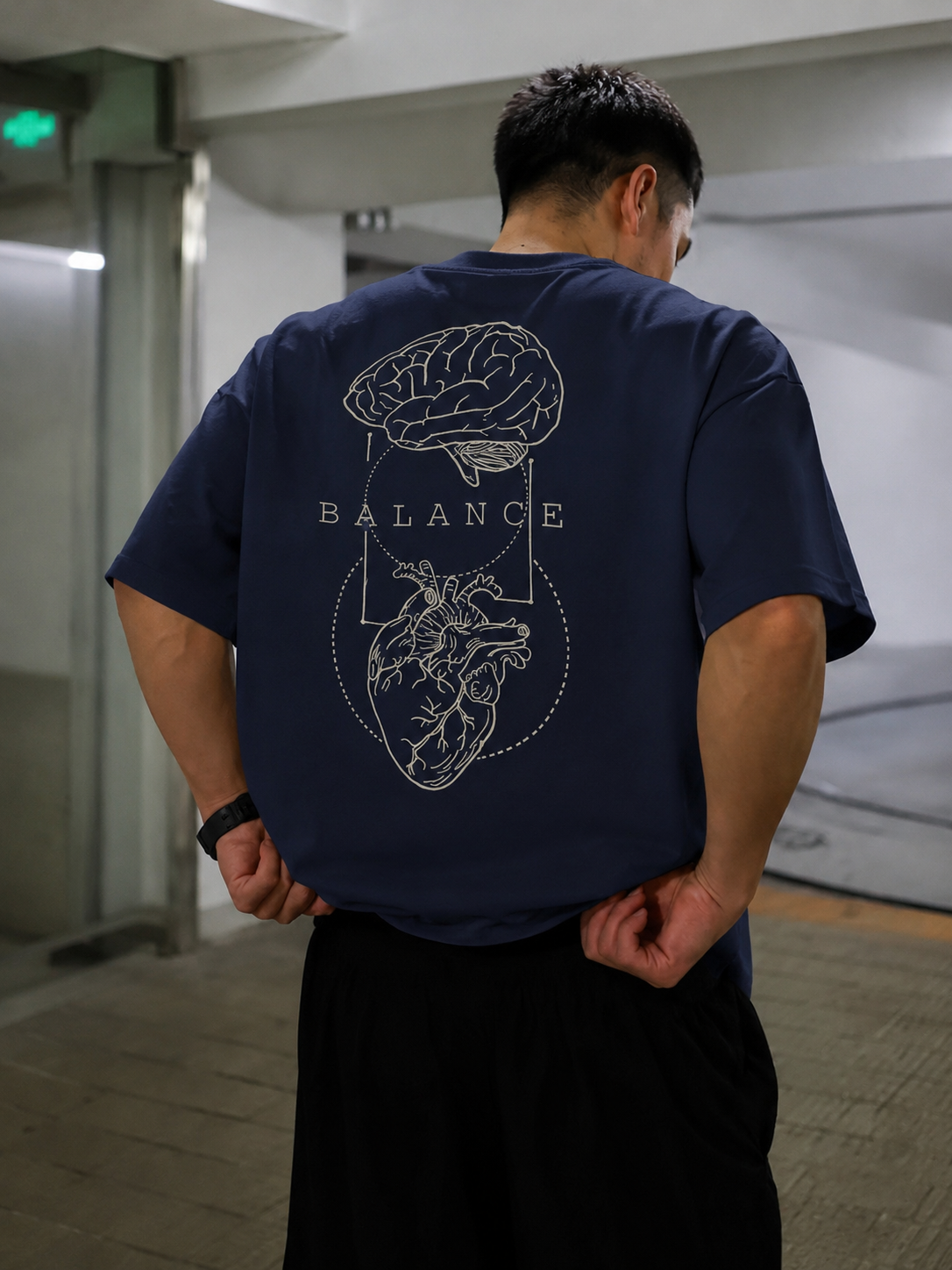 T-shirt Homme Oversize Imprimé – Coton Premium & Coupe Décontractée