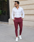 Pantalón de Vestir para Hombre – Corte Regular y Estilo Business Casual