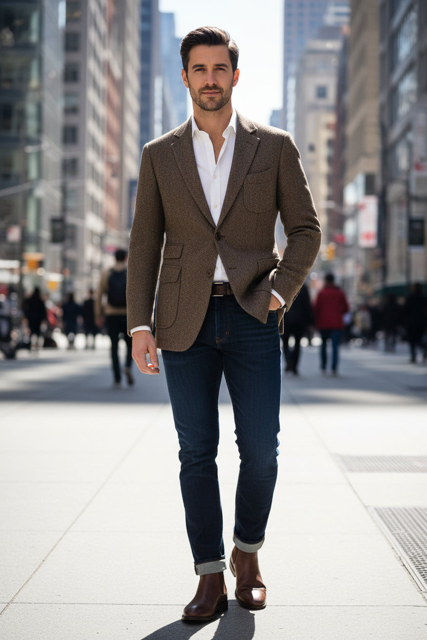 Men's Casual British Blazer – Cambridge Heritage